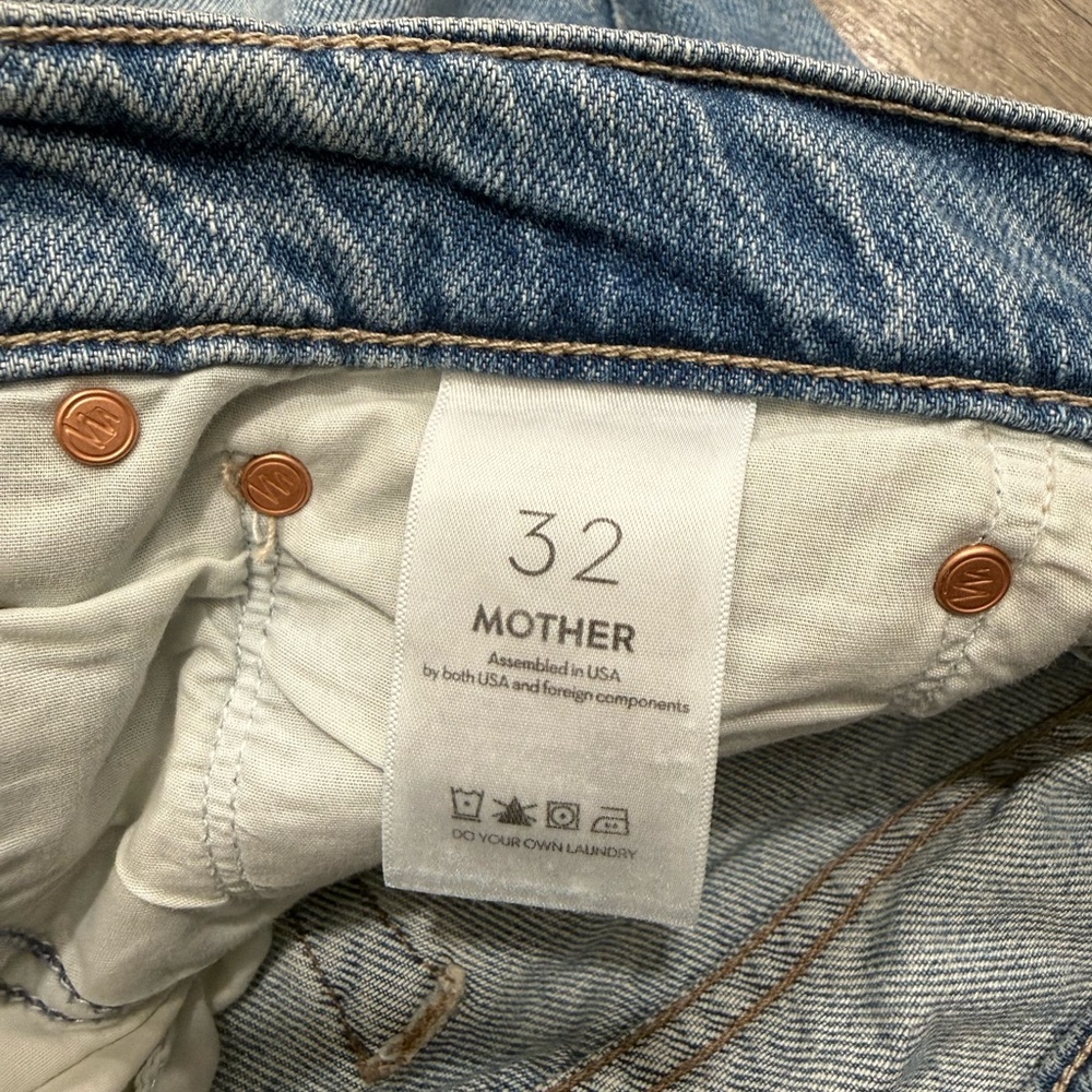NWT Mother Jeans The Dodger Skimp Cuff in Leap of Faith Sz 32 - Picture 14 of 15